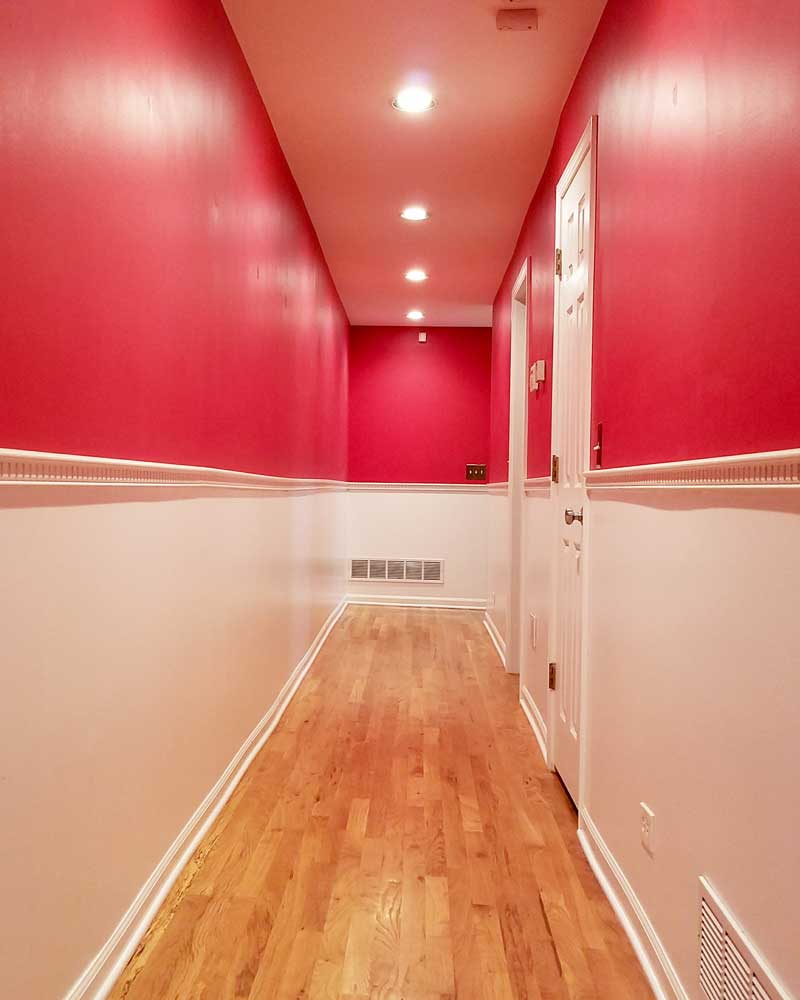 - Project Red Hallway before -