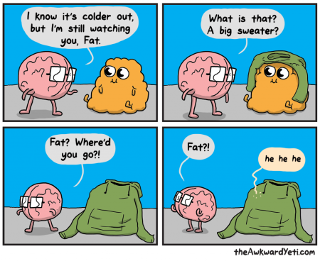 Hibernation time for Fat by  The Awkward Yeti